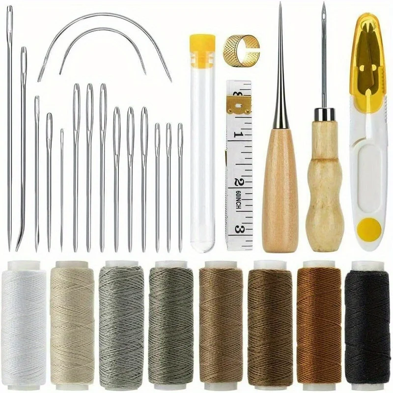 30 piece sewing kit, interior decoration repair kit, heavy-duty sewing kit with interior decoration thread
30 piece sewing kit, interior decoration repair kit, heavy-duty sewing kit with interior decoration thread