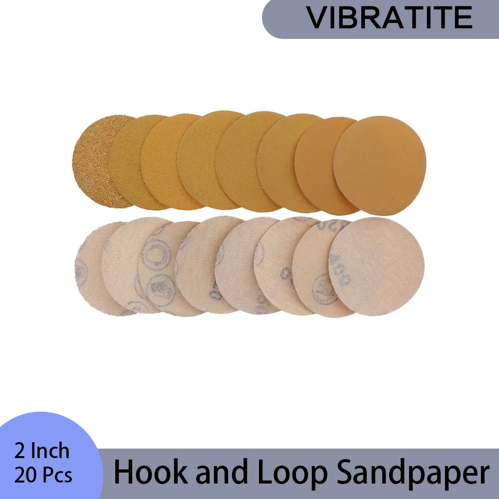2 Inch Hook and Loop Sandpaper 20 Pcs 50 mm Orbital Sander Pads Grinder Rotary Tools for Polishing Woodworking Automotive Paint
2 Inch Hook and Loop Sandpaper 20 Pcs 50 mm Orbital Sander Pads Grinder Rotary Tools for Polishing Woodworking Automotive Paint