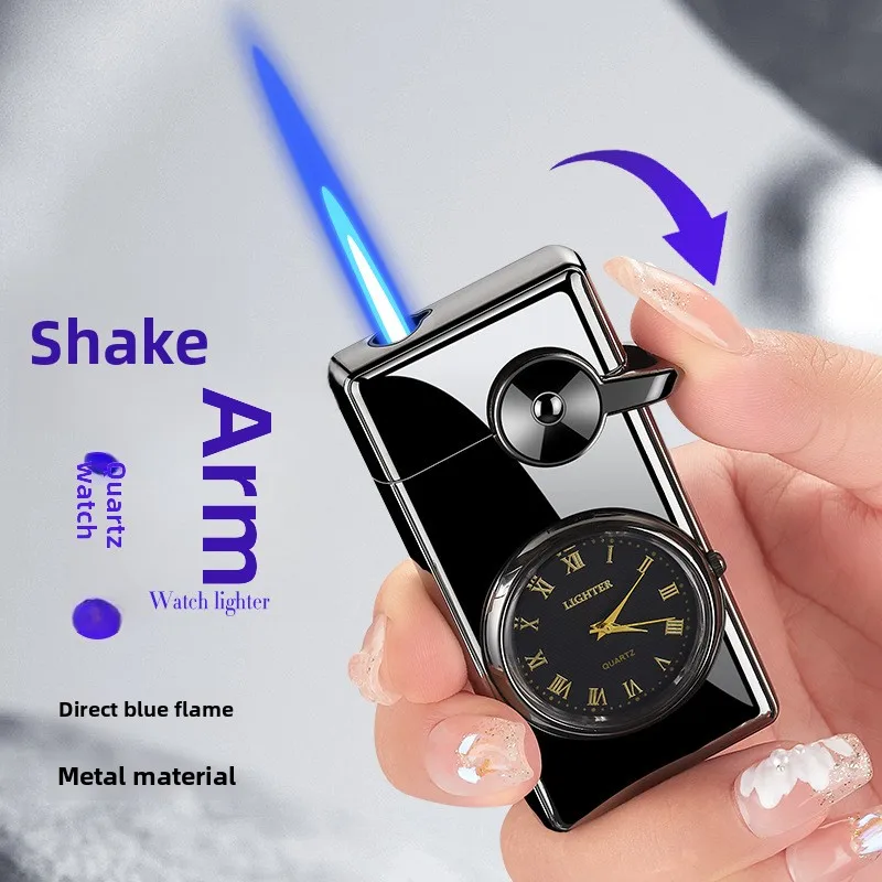 2025 Popular Swing Arm Direct Impact Windproof Butane Inflatable Watch Lighter, High-end and Exquisite Gift Lighter for Friends
2025 Popular Swing Arm Direct Impact Windproof Butane Inflatable Watch Lighter, High-end and Exquisite Gift Lighter for Friends