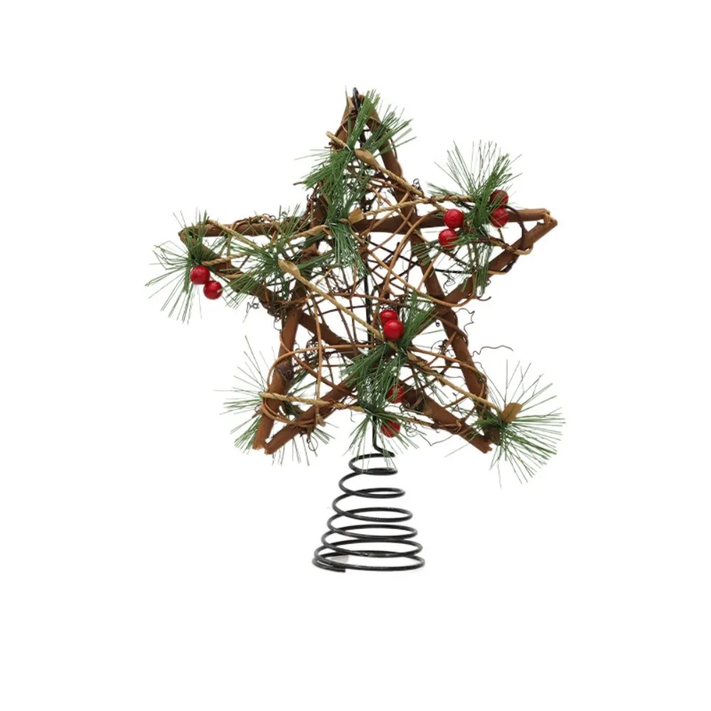Wooden Christmas Tree Top Star Delicate Durable Christmas Tree Decoration Pendant Creative Glowing Hanging Ornament Gift
Wooden Christmas Tree Top Star Delicate Durable Christmas Tree Decoration Pendant Creative Glowing Hanging Ornament Gift