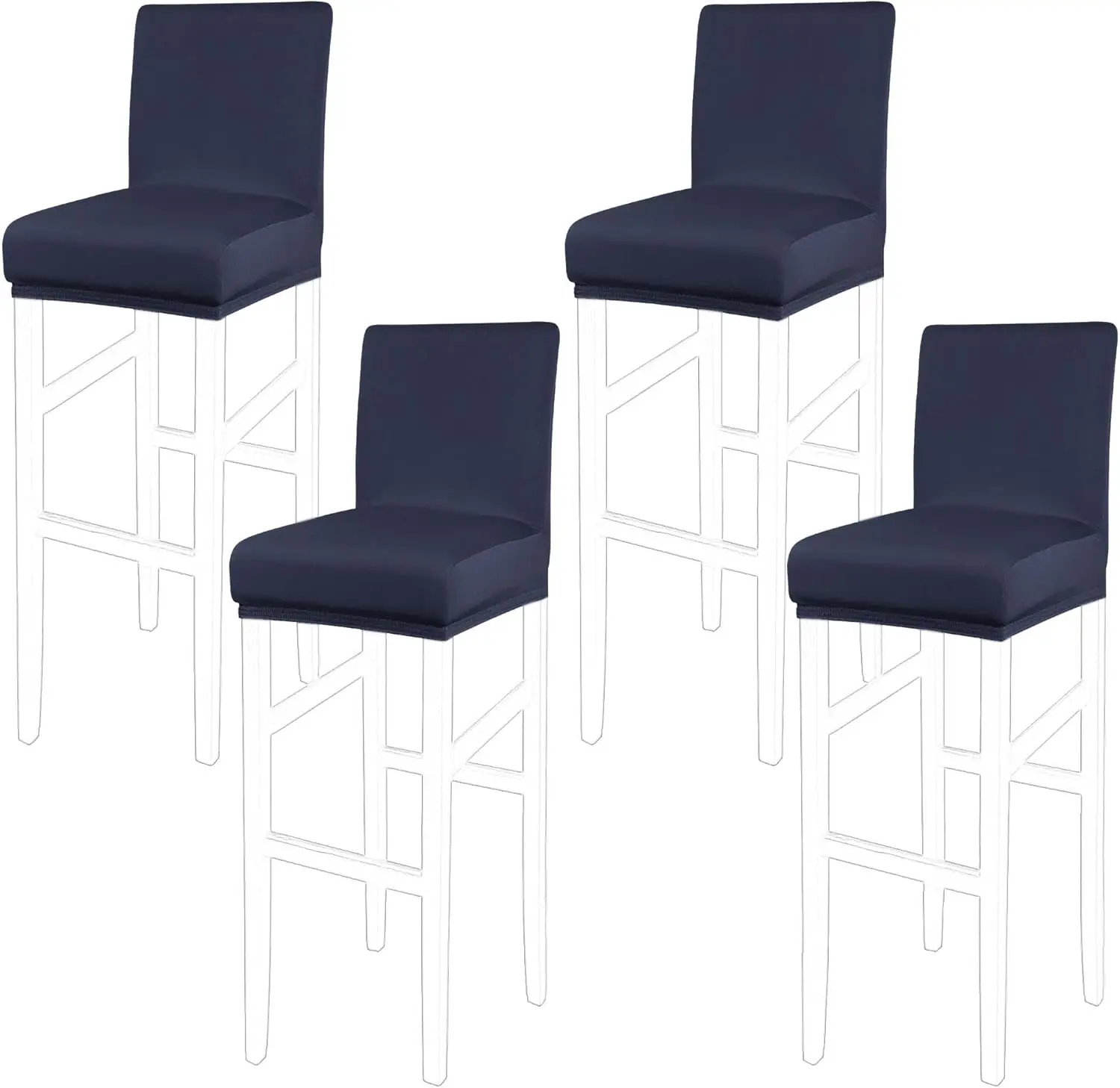 Эластичные чехлы на барные стулья, чехлы на боковые стулья для стойки регистрации паба с резинкой, темно-синие, 4 шт.
Эластичные чехлы на барные стулья, чехлы на боковые стулья для стойки регистрации паба с резинкой, темно-синие, 4 шт.