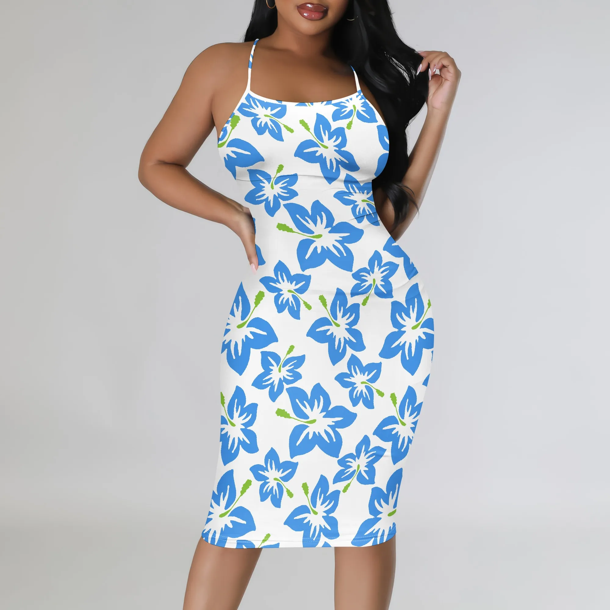 Women's Summer Boho Floral Print Bodycon Midi Dress Sexy Stretchy for Casual Dating Brunch Garden Party
Women's Summer Boho Floral Print Bodycon Midi Dress Sexy Stretchy for Casual Dating Brunch Garden Party