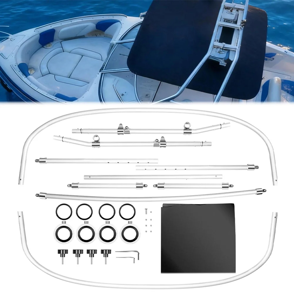 Universal Wakeboard Tower Boat Bimini Top600D Bimini Top Canvas for Most2-2.5”Tube Wake Towers on Bass Boats Jon Boats Pontoons
Universal Wakeboard Tower Boat Bimini Top600D Bimini Top Canvas for Most2-2.5”Tube Wake Towers on Bass Boats Jon Boats Pontoons