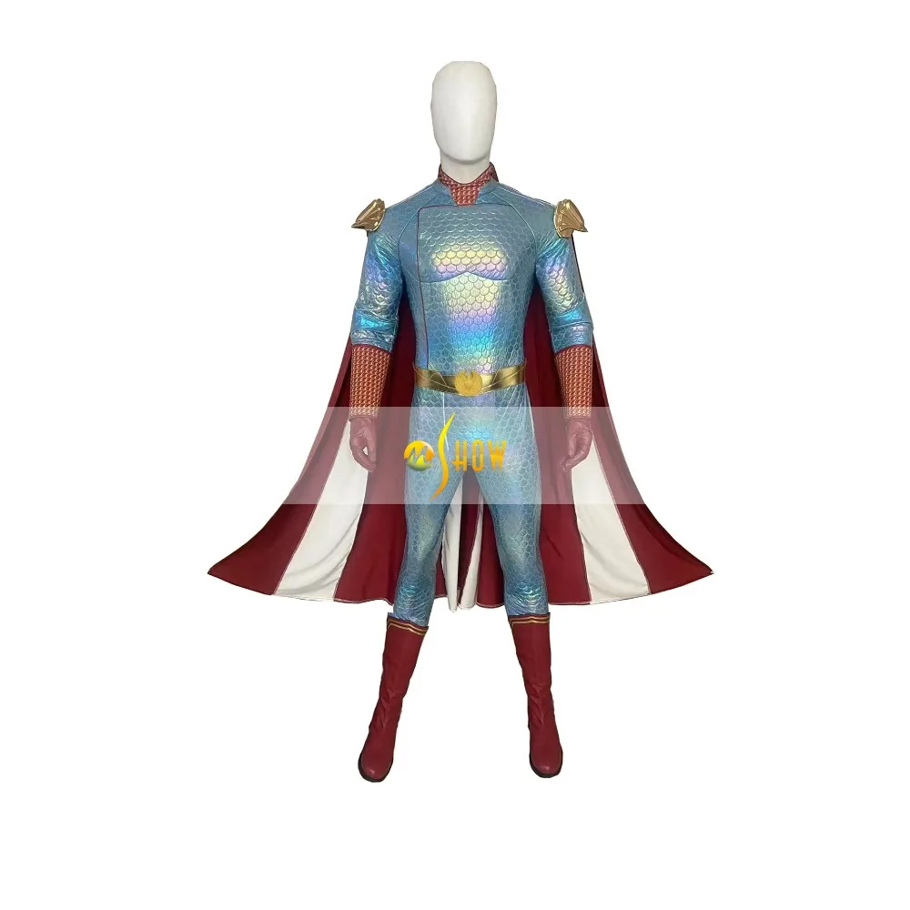 Костюм Homelander для косплея супергероя комбинезон с накидкой взрослые мужские боевые наряды на Хэллоуин
Костюм Homelander для косплея супергероя комбинезон с накидкой взрослые мужские боевые наряды на Хэллоуин