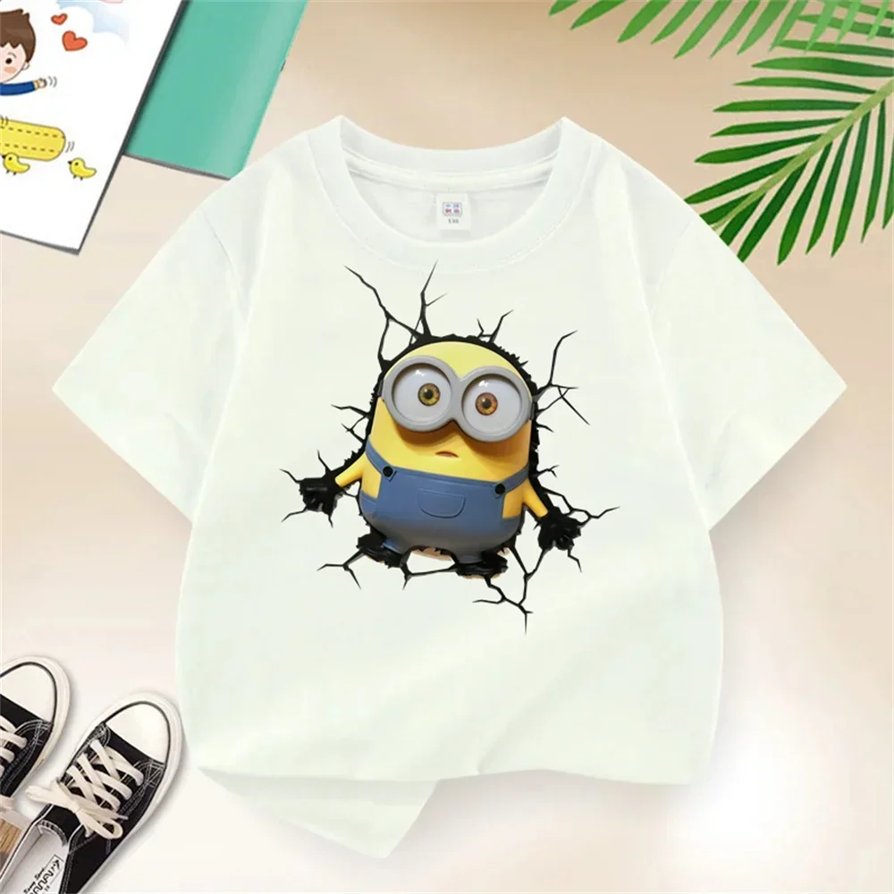 Bob Kids Short-sleeved Summer Minions Baby Round Neck Cotton T-shirt Boys Girls Comfy Tops Cute T-shirt Tops High Quality Tees
Bob Kids Short-sleeved Summer Minions Baby Round Neck Cotton T-shirt Boys Girls Comfy Tops Cute T-shirt Tops High Quality Tees
