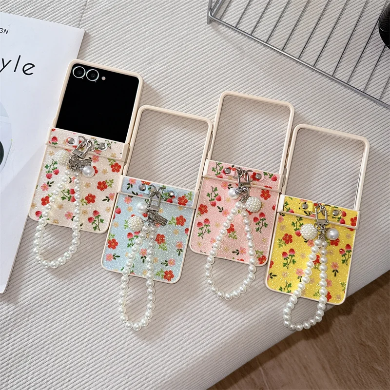 Cute Sparkle flower petals Phone Case For Samsung Z Flip 7 6 5 Z Flip6 ZFlip7 Cover with Chain Korean Hinge Hard Cases Funda ZFl
Cute Sparkle flower petals Phone Case For Samsung Z Flip 7 6 5 Z Flip6 ZFlip7 Cover with Chain Korean Hinge Hard Cases Funda ZFl