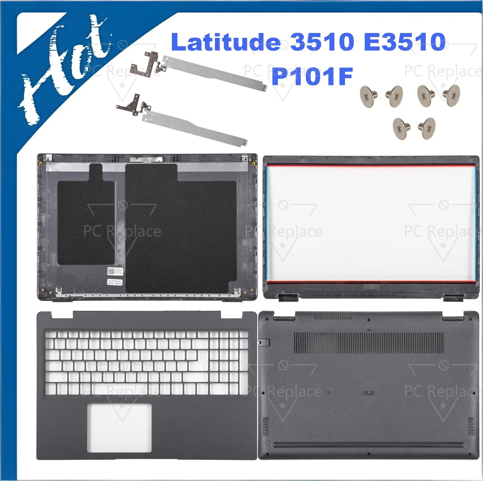 Case For Latitude 3510 E3510 P101F Lcd Back Cover 08XVW9 Front bezel hinges repair 08XVW9 base cover upper 15.6inch
Case For Latitude 3510 E3510 P101F Lcd Back Cover 08XVW9 Front bezel hinges repair 08XVW9 base cover upper 15.6inch