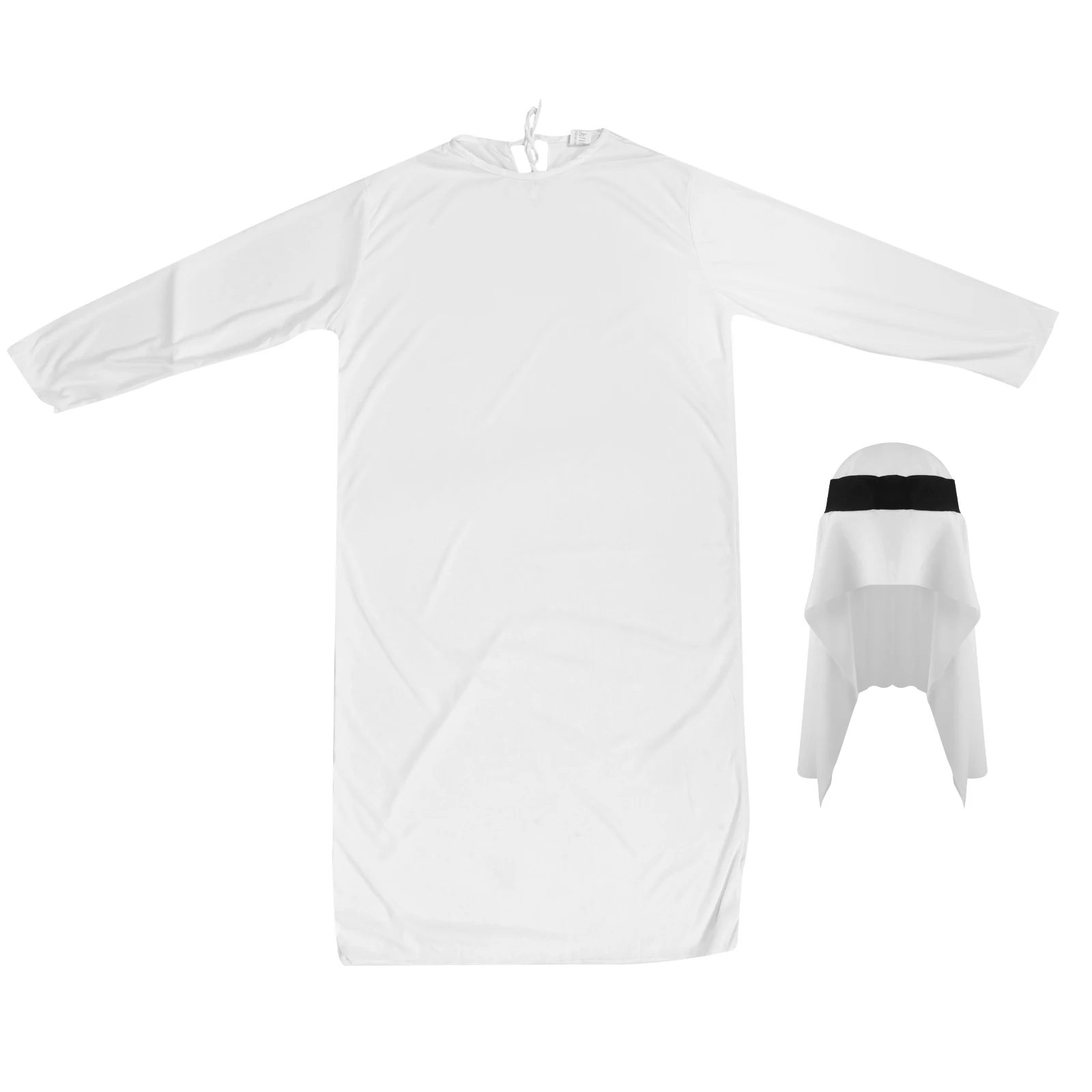 Prince Costume Pure White Arab Clothes Comfortable Breathable Party Accessories Halloween Fancy Dress Arabian Outfits
Prince Costume Pure White Arab Clothes Comfortable Breathable Party Accessories Halloween Fancy Dress Arabian Outfits
