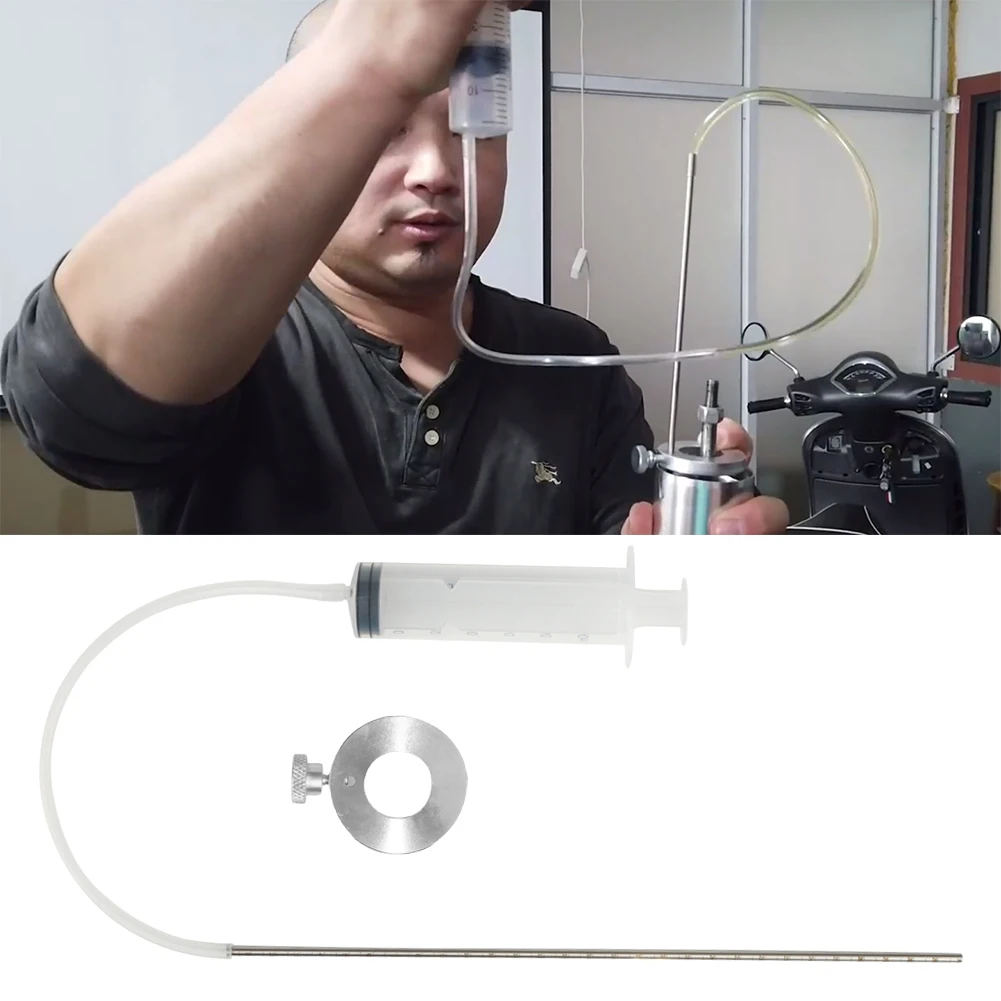 Fork Oil Level Tool with Adjustable Ring Fork Oil Level Gauge Fork Oil Level Adjuster Motorcycle Fork Suspension Oil Level Gauge
Fork Oil Level Tool with Adjustable Ring Fork Oil Level Gauge Fork Oil Level Adjuster Motorcycle Fork Suspension Oil Level Gauge