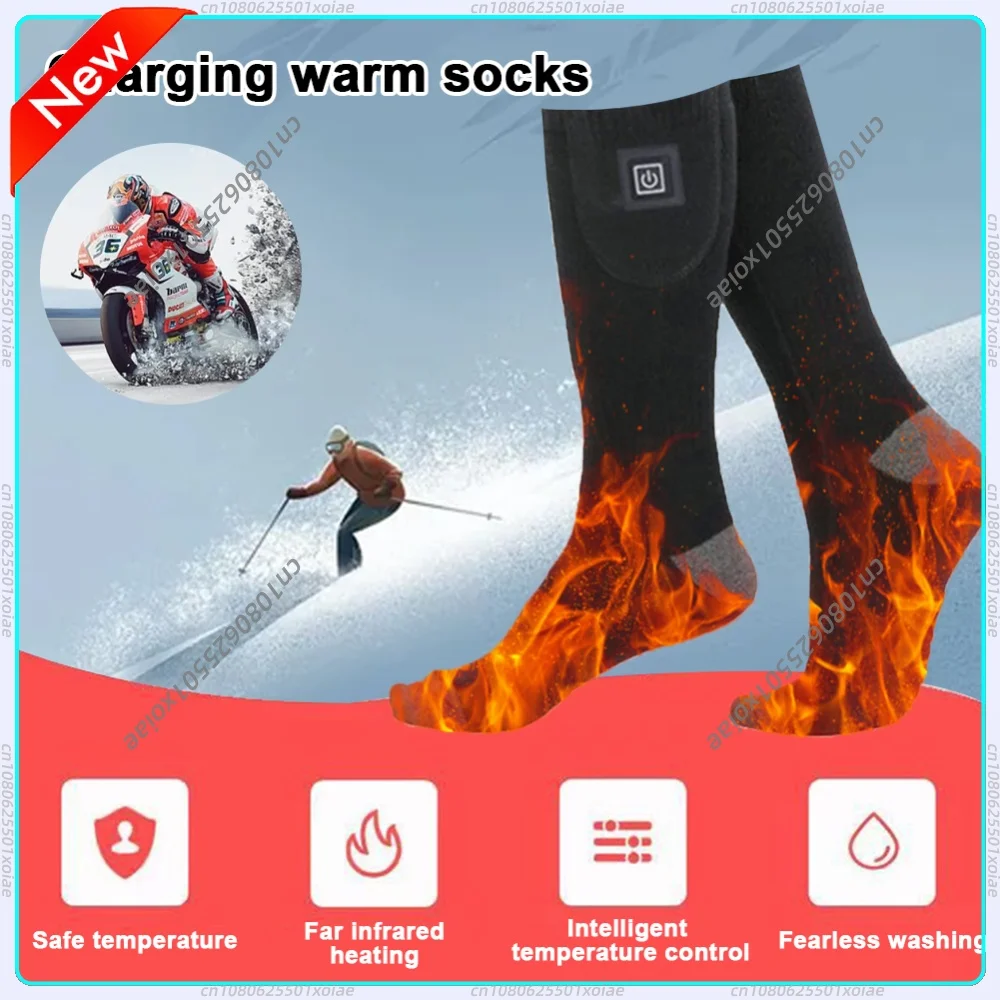 Knee-High Full-Foot Electric Heating Socks 3-Level Temp Cotton Washable Fast Heating for Winter Skiing/Walking (Without battery)
Knee-High Full-Foot Electric Heating Socks 3-Level Temp Cotton Washable Fast Heating for Winter Skiing/Walking (Without battery)