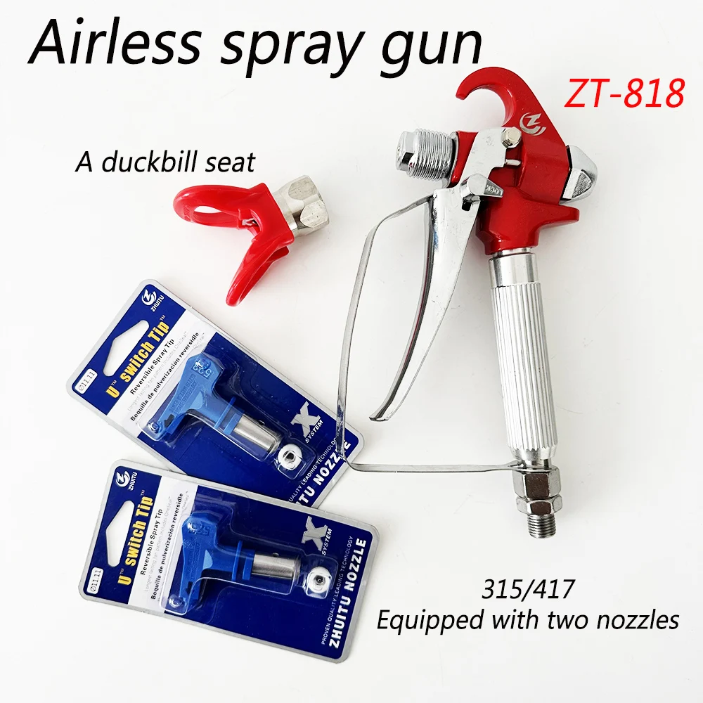 Complete list of accessories for paint latex paint coating airless spraying machine universal spray gun airless spray gun 
Complete list of accessories for paint latex paint coating airless spraying machine universal spray gun airless spray gun