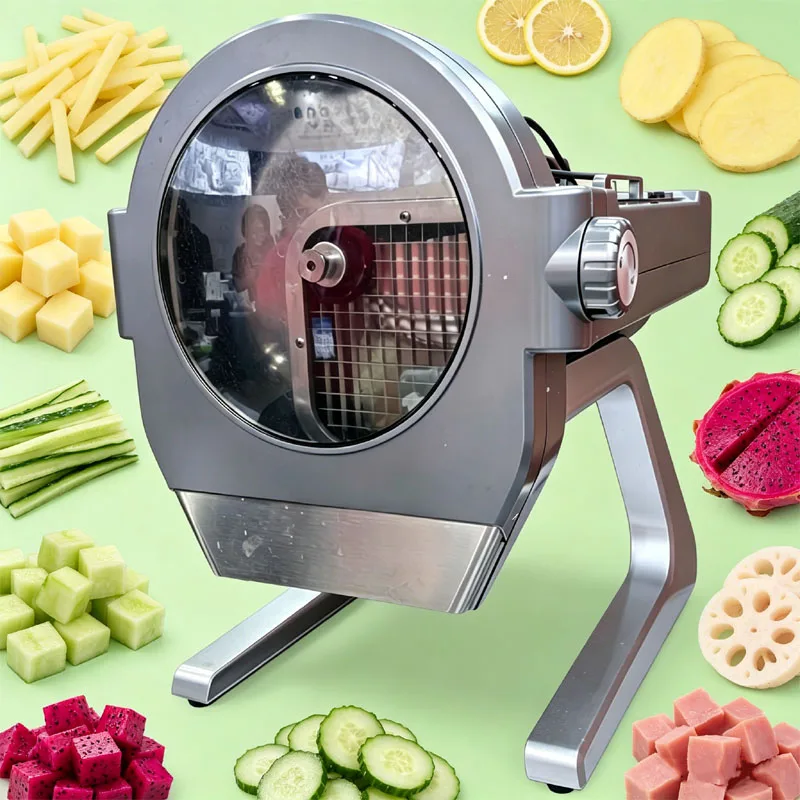 Automatic Replaceable Cutterhead Vegetable Cutter Machine Electric Commercial Cutting For Fruit Vegetable Potato Radish Cutting
Automatic Replaceable Cutterhead Vegetable Cutter Machine Electric Commercial Cutting For Fruit Vegetable Potato Radish Cutting