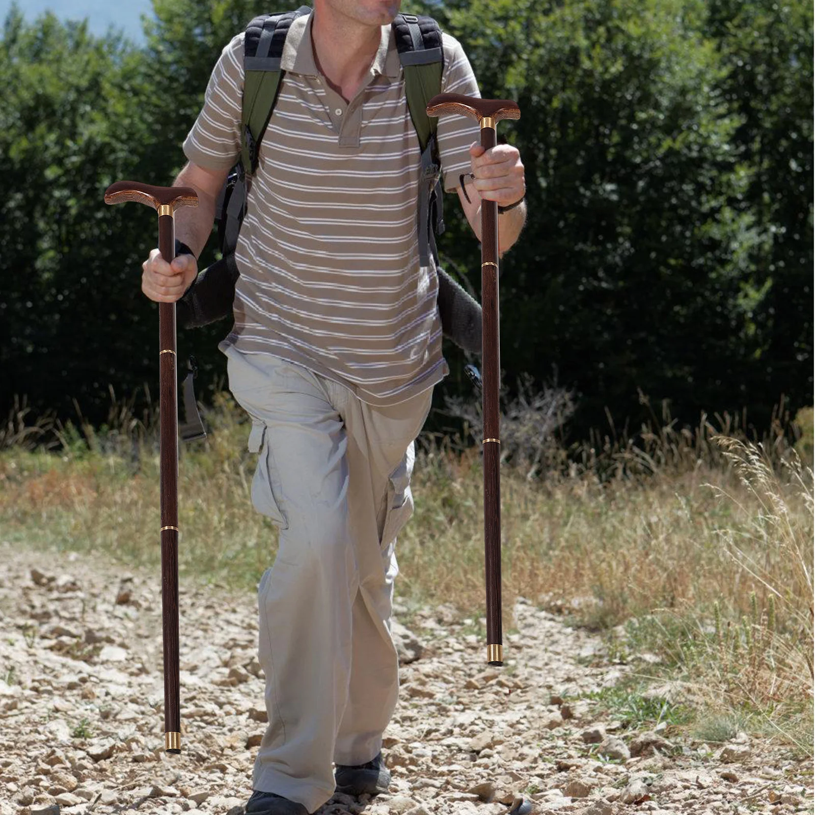 Adjustable Detachable Chicken Wing Wood Cane Elderly Walking Stick Anti-slip Trekking Pole Climbing Wand Portable Hand Durable
Adjustable Detachable Chicken Wing Wood Cane Elderly Walking Stick Anti-slip Trekking Pole Climbing Wand Portable Hand Durable