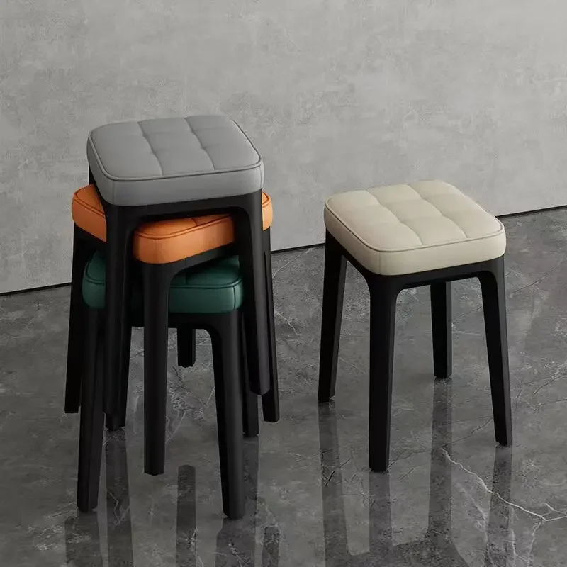 Home Furniture Modern Soft-packed Plastic Stool Stackable Dining Stool Thickened Dining Table High Stool Dining Chair Bench
Home Furniture Modern Soft-packed Plastic Stool Stackable Dining Stool Thickened Dining Table High Stool Dining Chair Bench