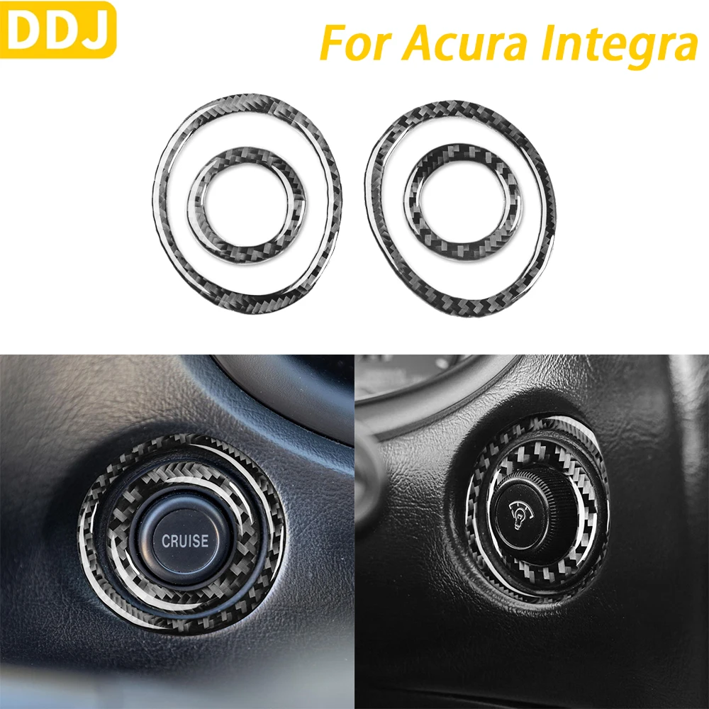For Acura Integra 1994-2001 Accessories Real Carbon Fiber Engine Ignition Switch Panel Trim Set Car Interior Decoration Sticker
For Acura Integra 1994-2001 Accessories Real Carbon Fiber Engine Ignition Switch Panel Trim Set Car Interior Decoration Sticker