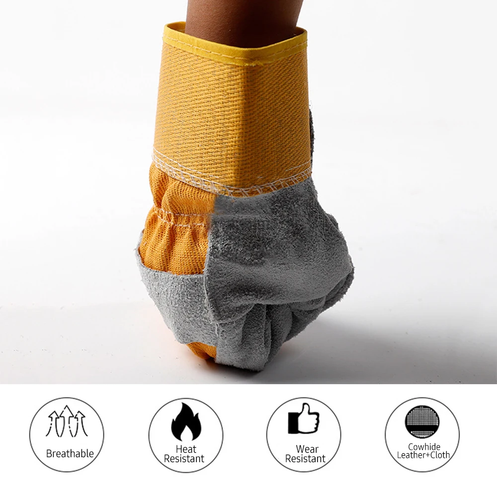 Welding Gloves Heat Resistant Cowhide Leather Forge Gloves Hands Protection in Welding Oven Grill BBQ Fireplace Factory
Welding Gloves Heat Resistant Cowhide Leather Forge Gloves Hands Protection in Welding Oven Grill BBQ Fireplace Factory