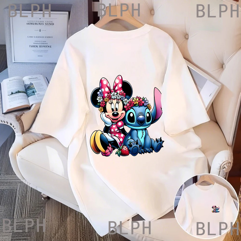 Совместная брендовая футболка Disney Stitch для родителей и детей, быстросохнущая ткань с принтом клевера Disney Cooperation Series
Совместная брендовая футболка Disney Stitch для родителей и детей, быстросохнущая ткань с принтом клевера Disney Cooperation Series