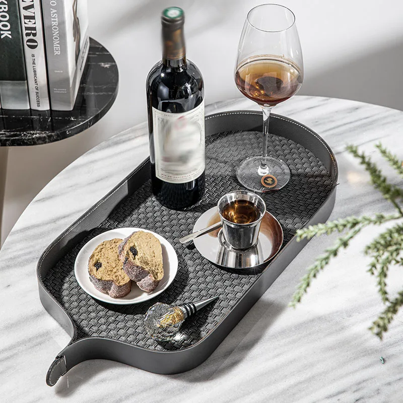 Luxury Metal Leather Tray Rectangular Key Jewelry Storage Placement Ornaments Home Restaurant Dining Coffee Table Storage Plate
Luxury Metal Leather Tray Rectangular Key Jewelry Storage Placement Ornaments Home Restaurant Dining Coffee Table Storage Plate