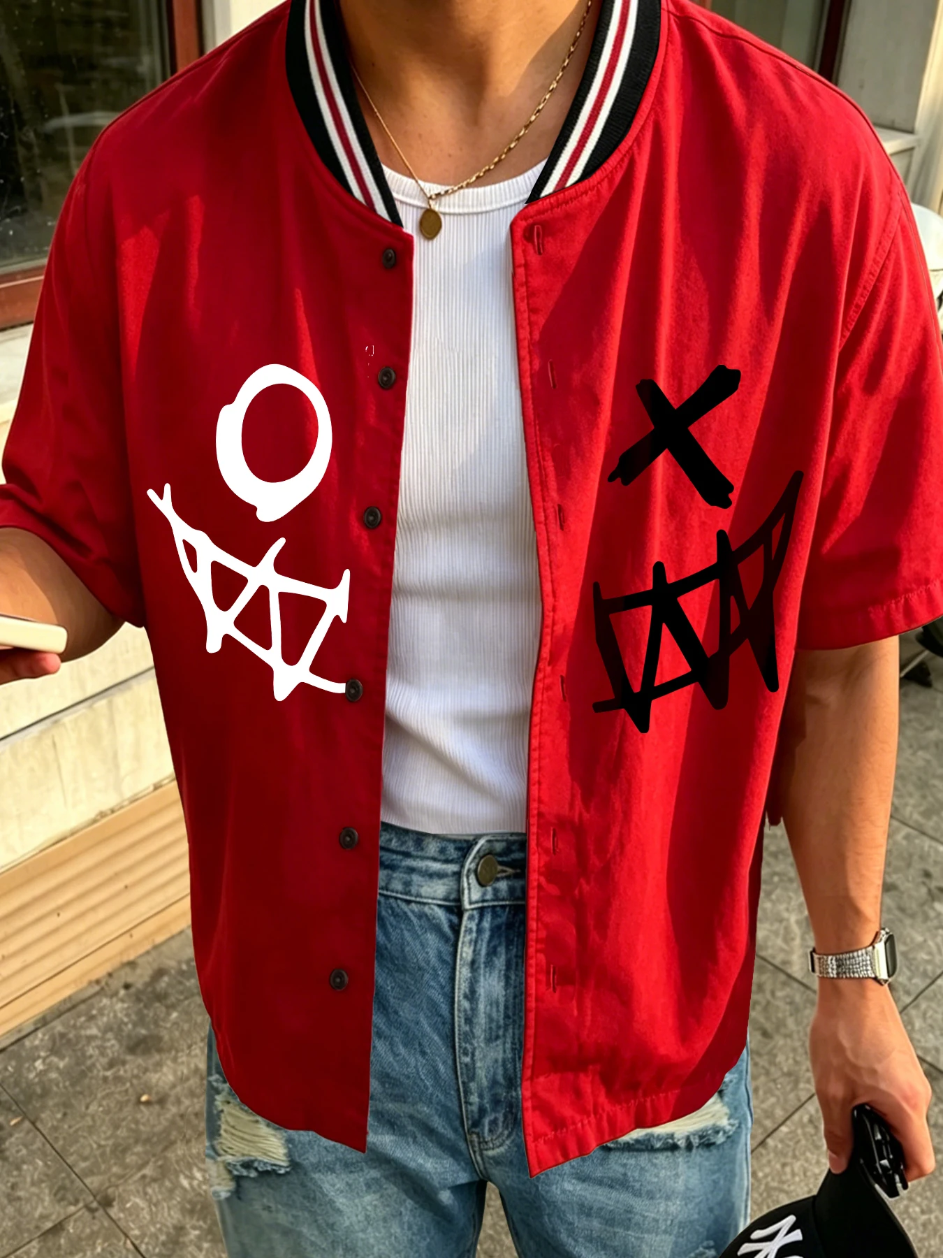 Men's short-sleeved shirt Muscle men's fitness shirt summer men's sports elastic breathable Slim show muscle short-sleeved shirt
Men's short-sleeved shirt Muscle men's fitness shirt summer men's sports elastic breathable Slim show muscle short-sleeved shirt
