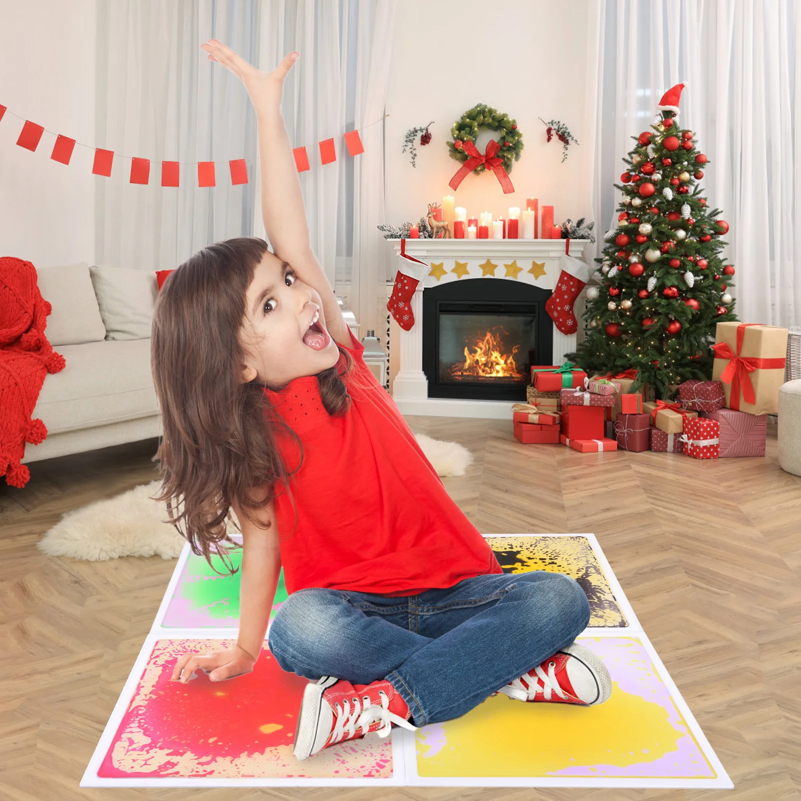 Сенсорный напольный коврик для детей с аутизмом — текстурный сенсорный коврик с тканью с блестками для детей-аутисти в сенсорных местах
Сенсорный напольный коврик для детей с аутизмом — текстурный сенсорный коврик с тканью с блестками для детей-аутисти в сенсорных местах