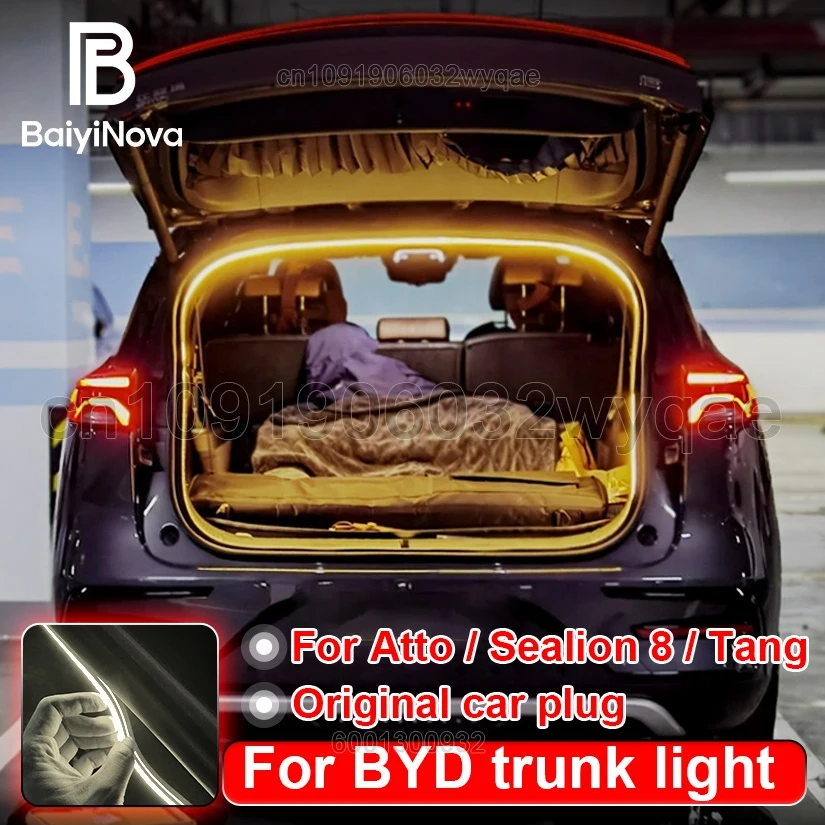 Car Trunk Light For BYD Atto Sealion 8 Tang Brighten LED Light Strip,Car interior Lighting lamps,Plug & play Car Atmosphere Lamp
Car Trunk Light For BYD Atto Sealion 8 Tang Brighten LED Light Strip,Car interior Lighting lamps,Plug & play Car Atmosphere Lamp