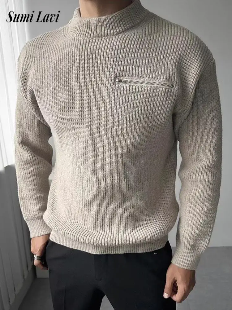 Винтажные мужские тонкие вязаные джемперы с длинными рукавами, осень-зима, новый повседневный вязаный свитер для мужчин, однотонные вязаные топы для отдыха
Винтажные мужские тонкие вязаные джемперы с длинными рукавами, осень-зима, новый повседневный вязаный свитер для мужчин, однотонные вязаные топы для отдыха