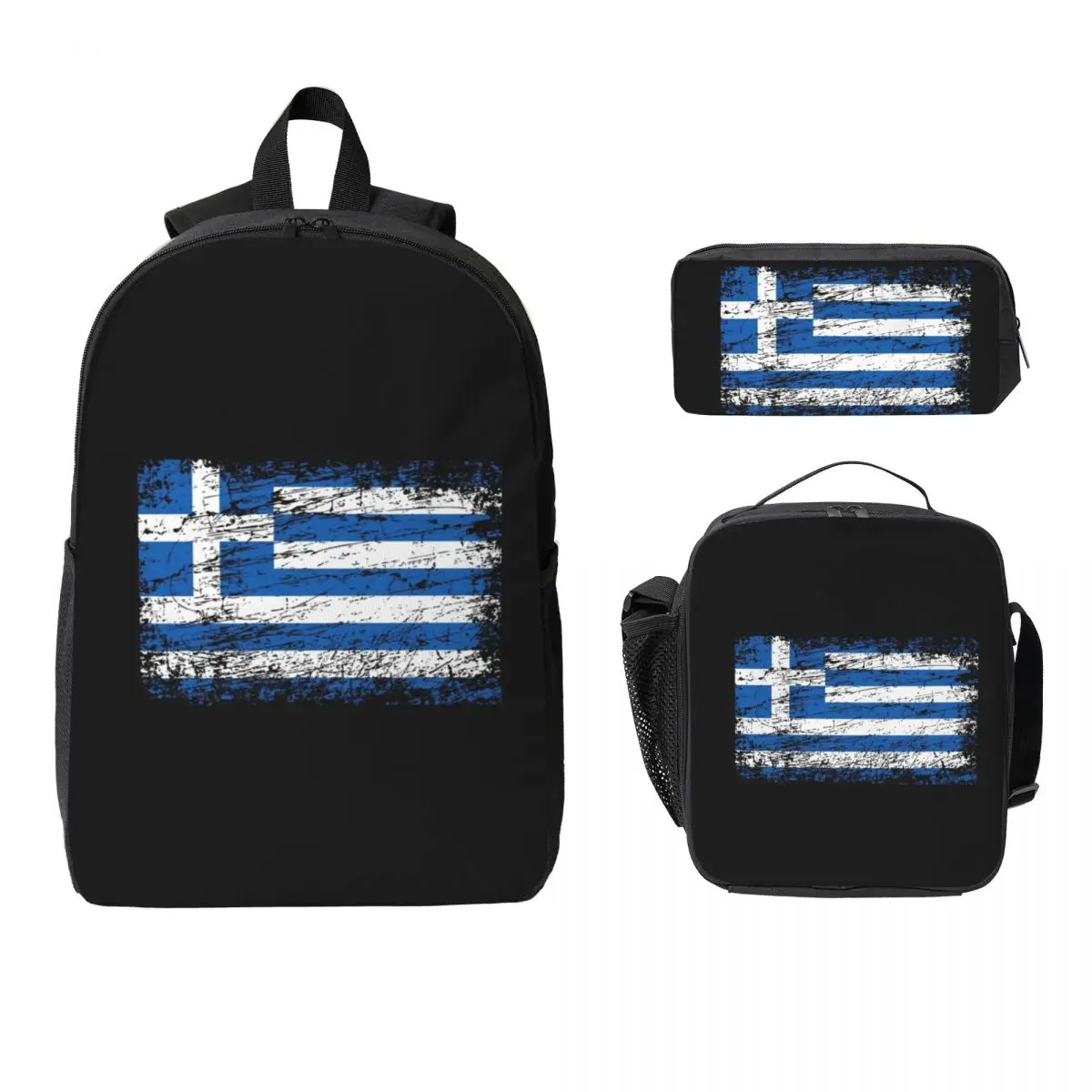 Рюкзак с греческим флагом, студенческий рюкзак для мальчиков и девочек, школьная сумка, компьютерные сумки на плечо, 3 шт., изолированная сумка для обеда, пенал
Рюкзак с греческим флагом, студенческий рюкзак для мальчиков и девочек, школьная сумка, компьютерные сумки на плечо, 3 шт., изолированная сумка для обеда, пенал