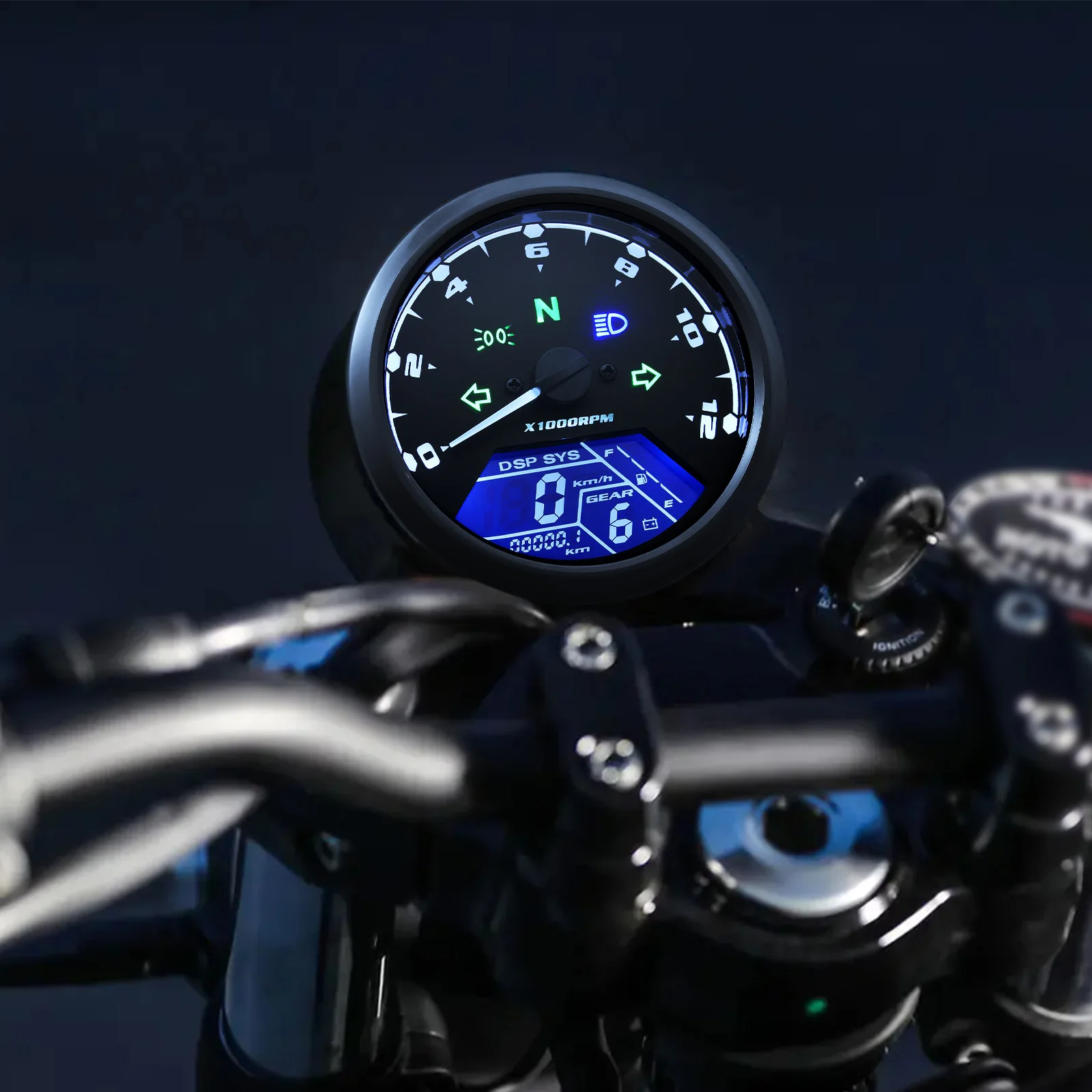 Digital Odometer Tachometer KMH/MPH LCD Speedometer Multi-function Oil Gauge Cluster Turn Signal Light for Kawasaki Cafe Racer
Digital Odometer Tachometer KMH/MPH LCD Speedometer Multi-function Oil Gauge Cluster Turn Signal Light for Kawasaki Cafe Racer