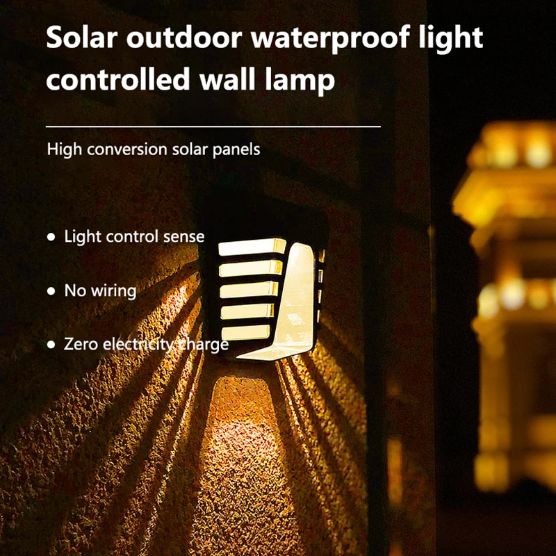 LED Smart Solar Light Outdoor Waterproof Garden Decor Lamps for Balcony Courtyard Street Wall Light Solar Landscape Lighting
LED Smart Solar Light Outdoor Waterproof Garden Decor Lamps for Balcony Courtyard Street Wall Light Solar Landscape Lighting