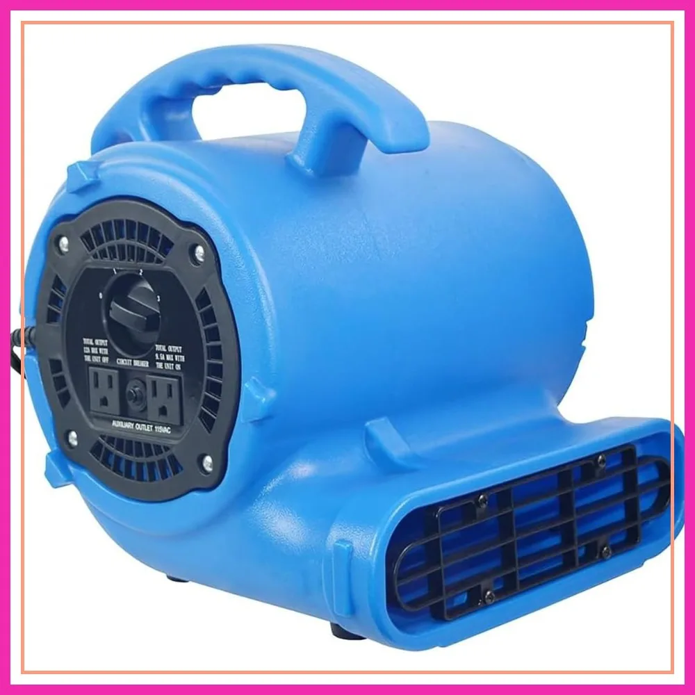 1/4hp 900CFM Air Mover Carpet Dryer Floor Fan - Industrial Heavy Duty Blower for Commercial & Pro Use
1/4hp 900CFM Air Mover Carpet Dryer Floor Fan - Industrial Heavy Duty Blower for Commercial & Pro Use