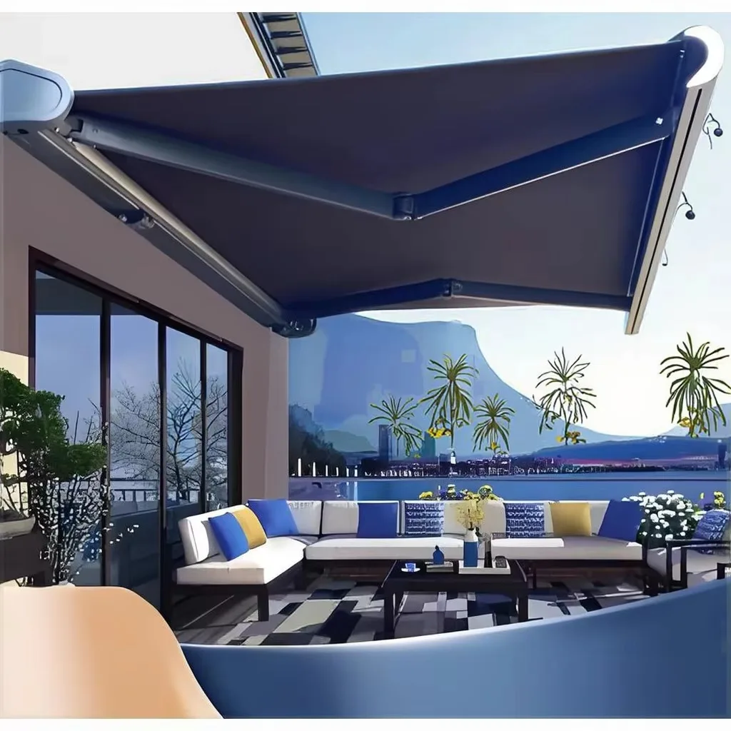 High Quality Motorized Retractable Awning Safe UV Sun Shade for Outdoor
High Quality Motorized Retractable Awning Safe UV Sun Shade for Outdoor