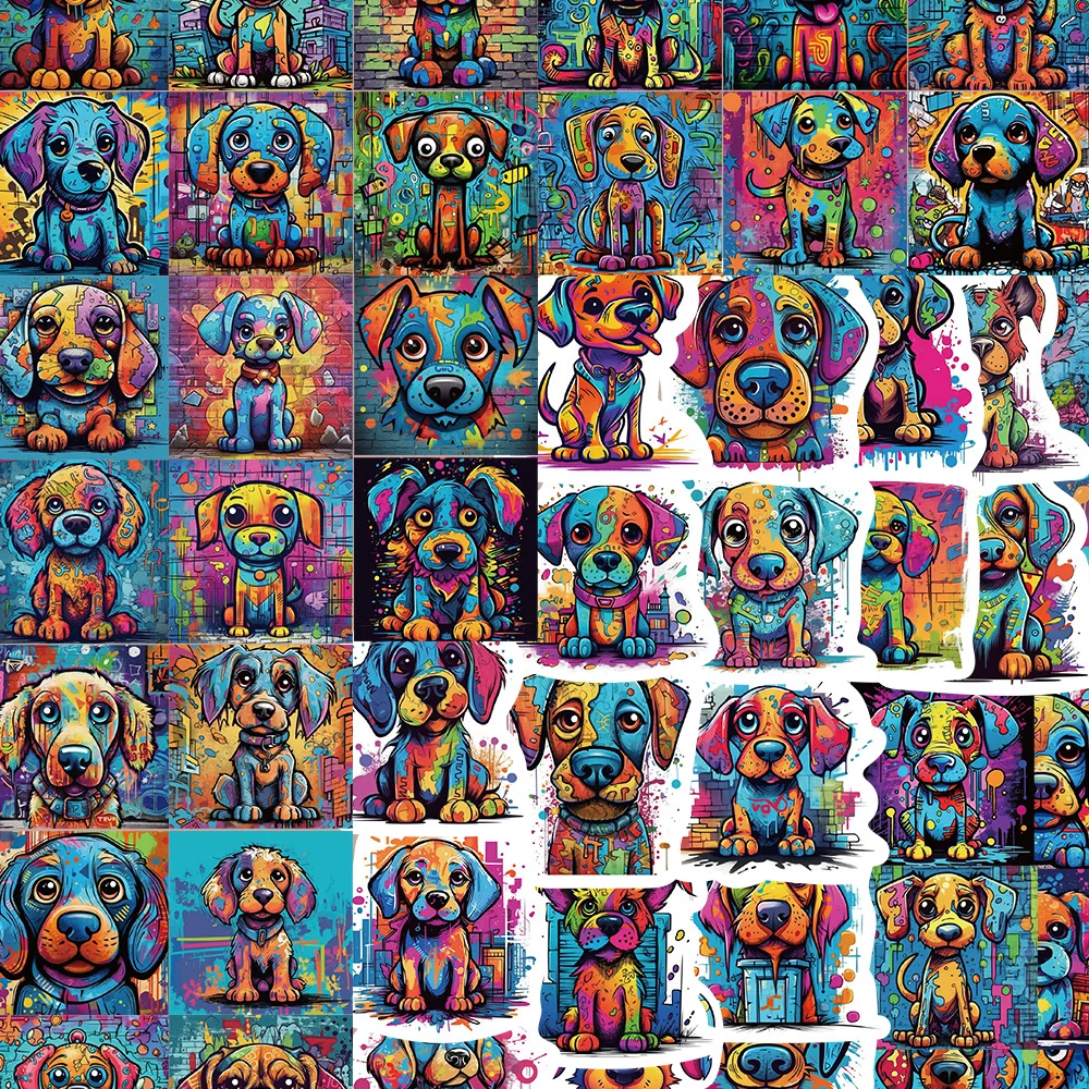 50Pcs Funny Colorful Cartoon Animal Dog Stickers Creative Graffiti Decals Waterproof DIY Luggage Phone Laptop Sticker
50Pcs Funny Colorful Cartoon Animal Dog Stickers Creative Graffiti Decals Waterproof DIY Luggage Phone Laptop Sticker