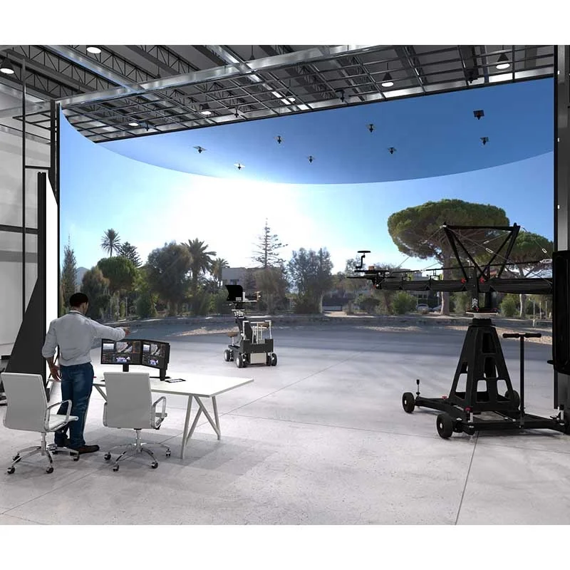 Filming Wall 3D Immersive Screen Curved LED Video Wall HD LED Display 7680Hz Black
Filming Wall 3D Immersive Screen Curved LED Video Wall HD LED Display 7680Hz Black