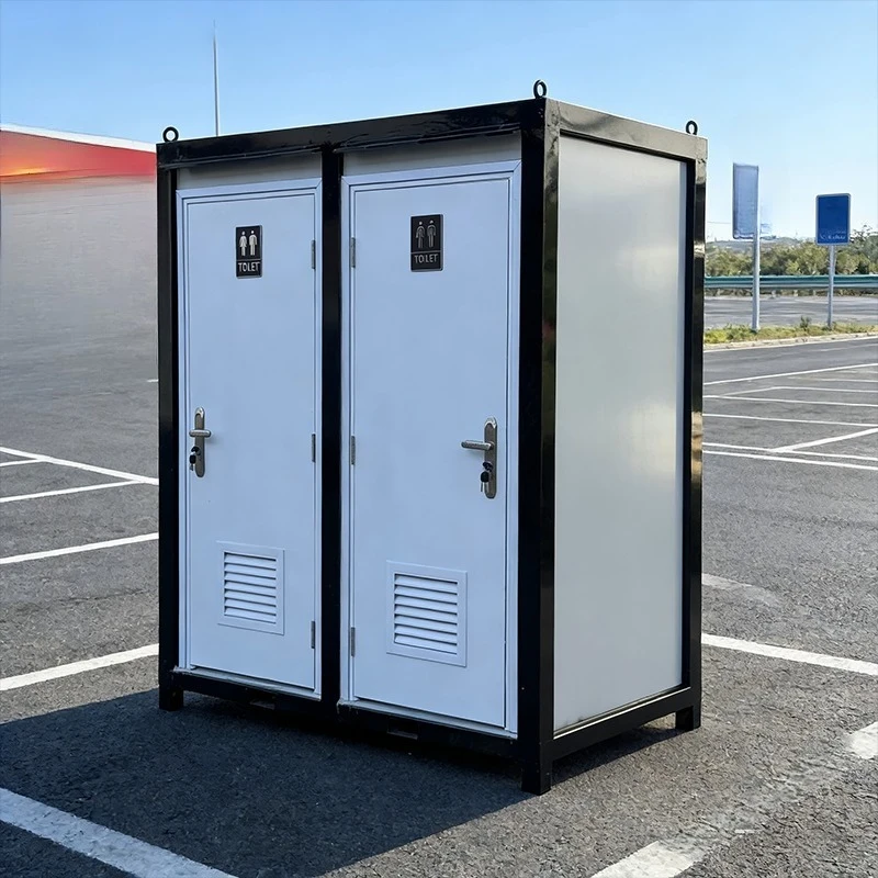 Hot-selling easy-to-assemble portable toilet with shower and sandwich board for commercial outdoor use
Hot-selling easy-to-assemble portable toilet with shower and sandwich board for commercial outdoor use