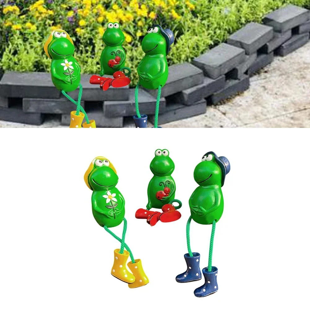 3pcs Gardening Courtyard Bonsai Ornaments Decorative Crafts Cute Cartoon Frog Hanging Pot Resin Decorations Garden Accessories
3pcs Gardening Courtyard Bonsai Ornaments Decorative Crafts Cute Cartoon Frog Hanging Pot Resin Decorations Garden Accessories