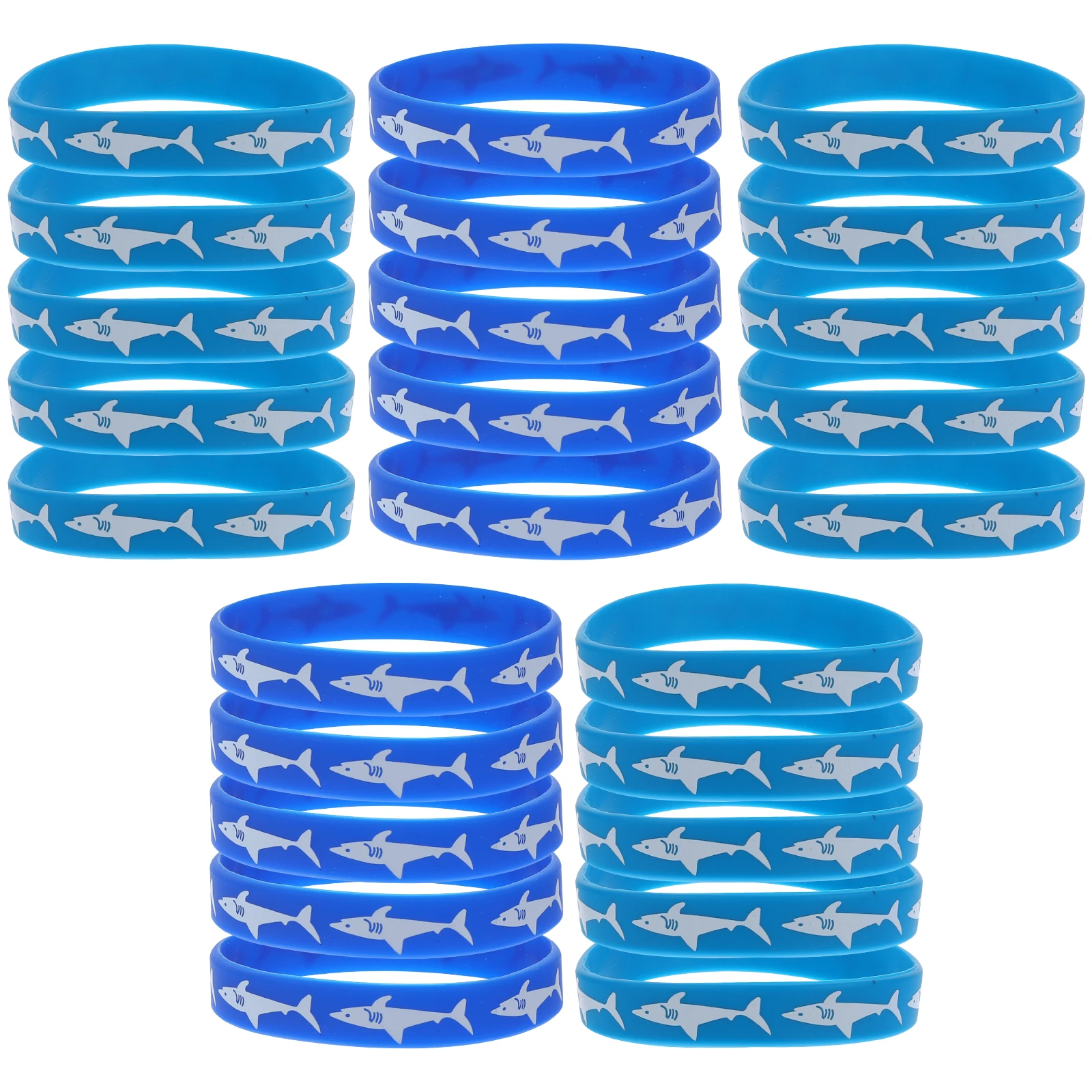 25 Pcs Silicone Bracelet Birthday Decoration Wrist Bands Wristbands Shark Party Customized
25 Pcs Silicone Bracelet Birthday Decoration Wrist Bands Wristbands Shark Party Customized