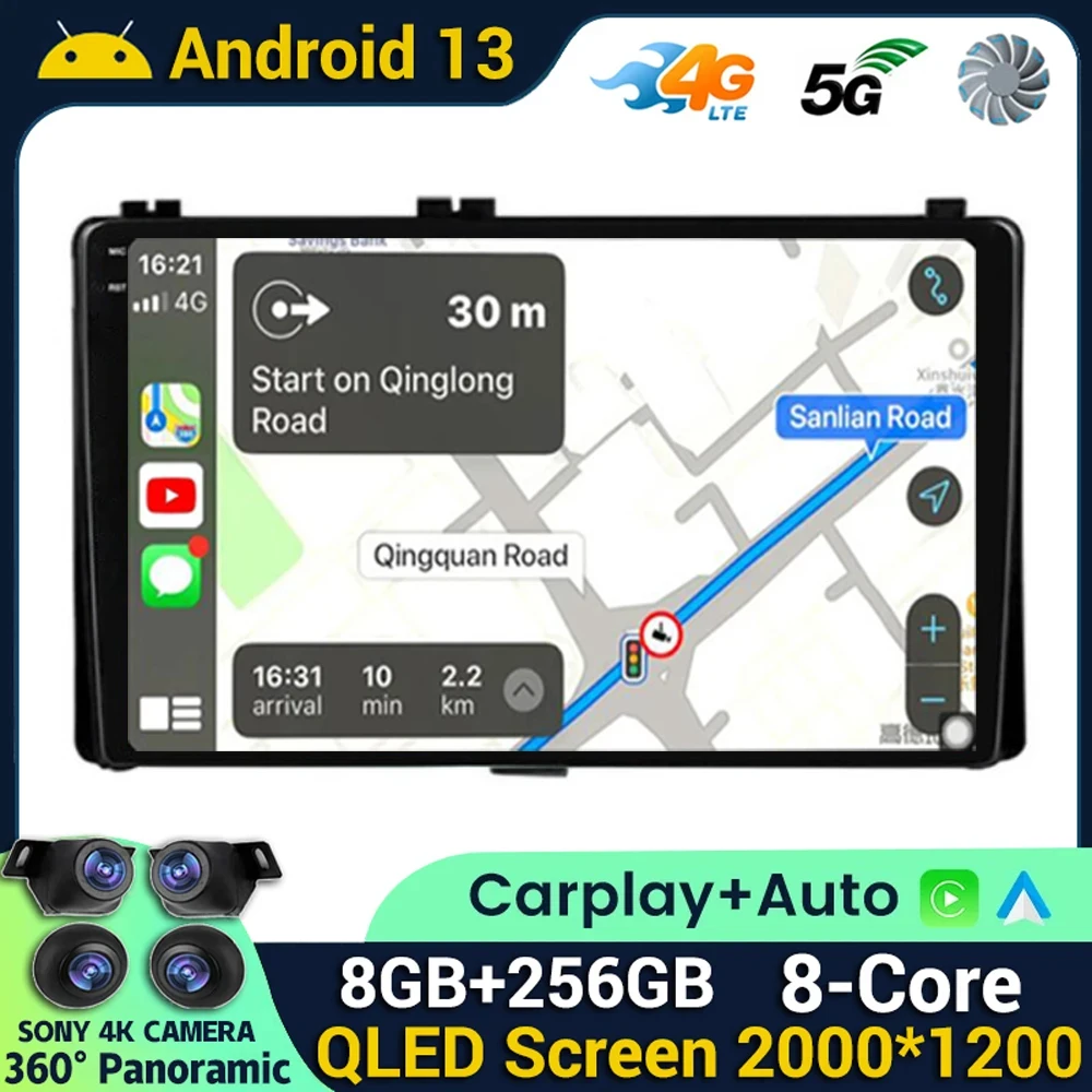 Автомобильный радиоприемник Android 13 для Toyota Corolla 11 Auris E180 2017 2018 2019 мультимедийный GPS-навигатор стерео Carplay Автомобильный GPS 4G WIFI
Автомобильный радиоприемник Android 13 для Toyota Corolla 11 Auris E180 2017 2018 2019 мультимедийный GPS-навигатор стерео Carplay Автомобильный GPS 4G WIFI