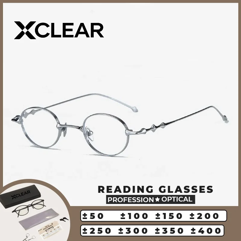 XCLEAR Oval Retro Texture Reading Glasses Fashion Currents Korea Style Anti Blue Ray Progressive Prescription Eyeglasses Classic
XCLEAR Oval Retro Texture Reading Glasses Fashion Currents Korea Style Anti Blue Ray Progressive Prescription Eyeglasses Classic