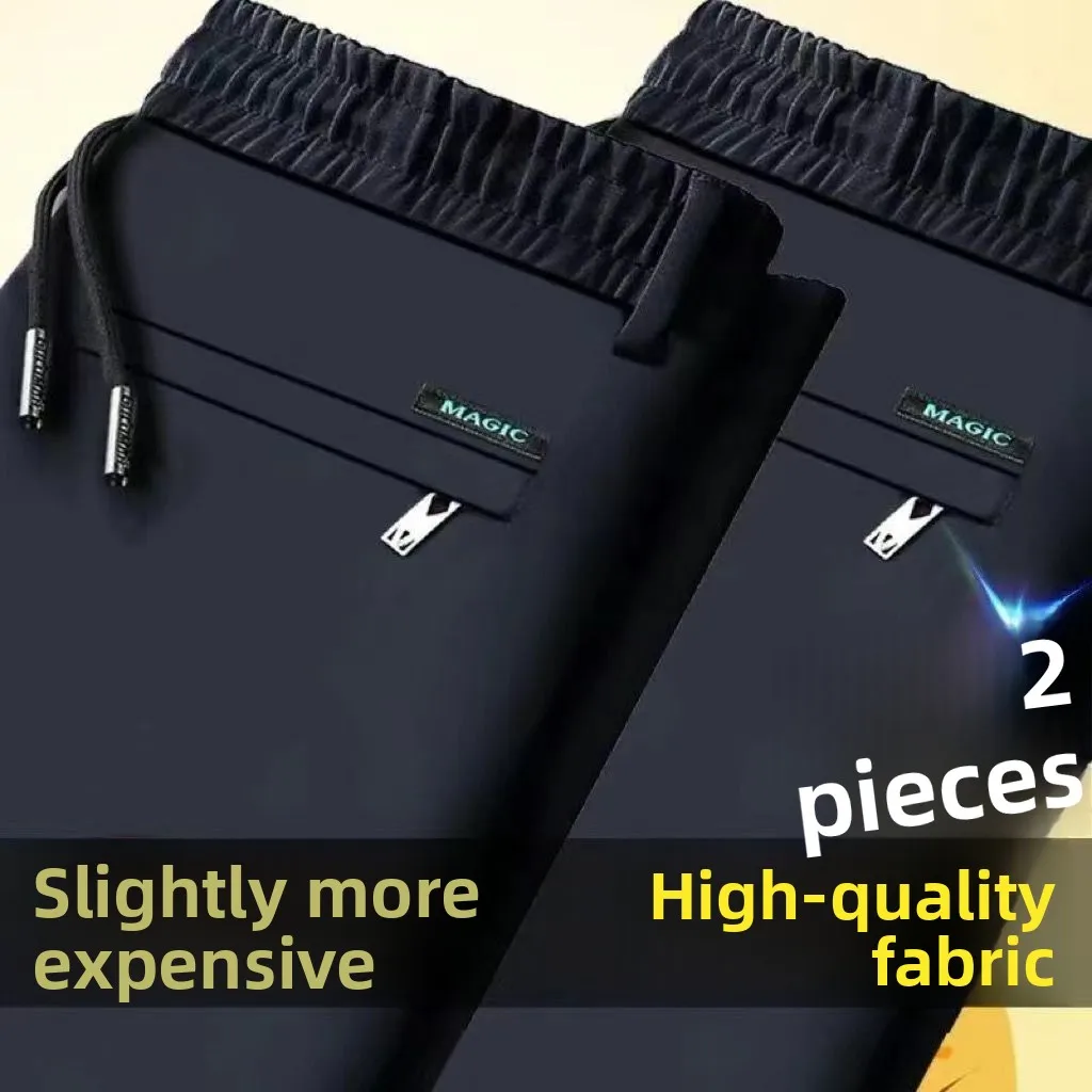 Summer Men's Ice Silk Loose Fit Straight Leg Pants Thin Elastic Waist Quick Dry Breathable Long Casual Trousers Fashionable Y...
Summer Men's Ice Silk Loose Fit Straight Leg Pants Thin Elastic Waist Quick Dry Breathable Long Casual Trousers Fashionable Y...