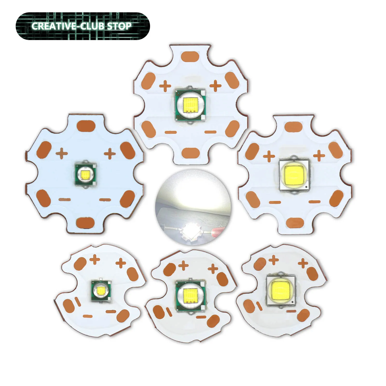 10pcs CREE 1-3W 5W 10W DC3V LED Lamp Beads Copper 5050 3535 For High Power Cold White LED Flashlights Car Lighting Accessories
10pcs CREE 1-3W 5W 10W DC3V LED Lamp Beads Copper 5050 3535 For High Power Cold White LED Flashlights Car Lighting Accessories