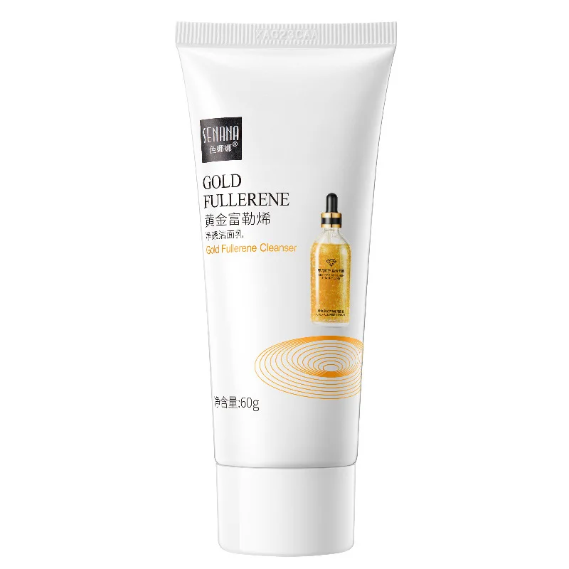 Hyaluronic Acid Facial Cleanser Gold Fullerene Rich Foaming Face Cleanser Moisturizing Face Skin Care Oil-Control Face Washing
Hyaluronic Acid Facial Cleanser Gold Fullerene Rich Foaming Face Cleanser Moisturizing Face Skin Care Oil-Control Face Washing