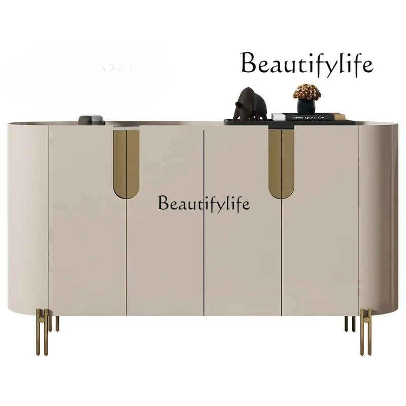 VIPItalian minimalist entrance cabinet semi-round cabinet living room locker decorative cabinet partition
VIPItalian minimalist entrance cabinet semi-round cabinet living room locker decorative cabinet partition