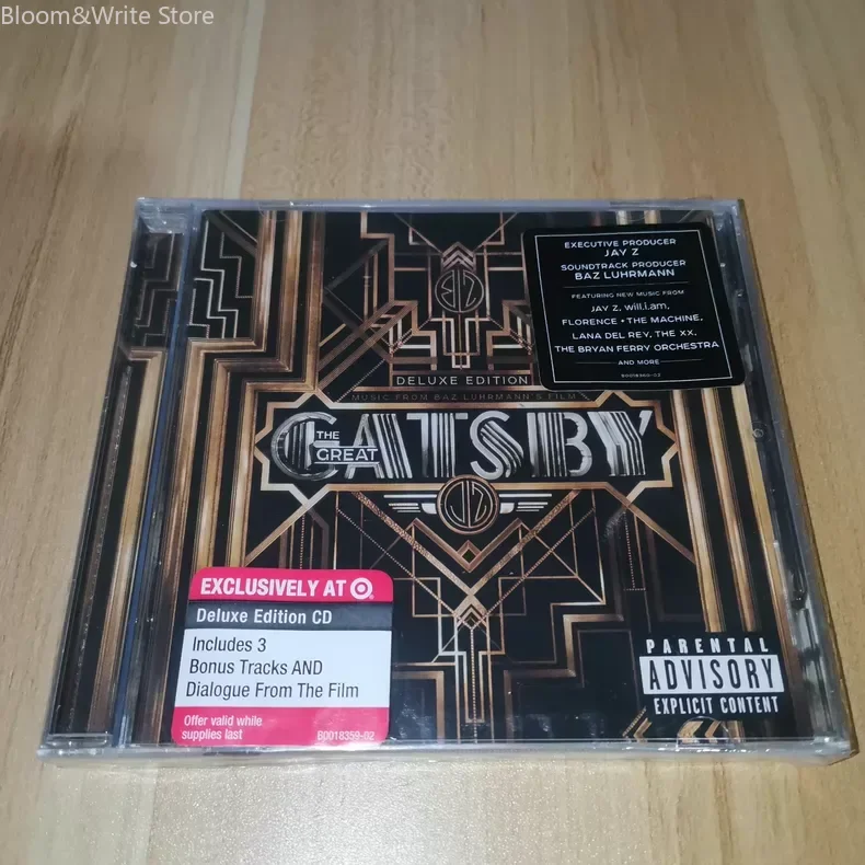 Classic Old Jazz Style Movie THE GREAT GATSBY Music CD Lana Del Rey OST Album Music Record Walkman Music Gifts
Classic Old Jazz Style Movie THE GREAT GATSBY Music CD Lana Del Rey OST Album Music Record Walkman Music Gifts