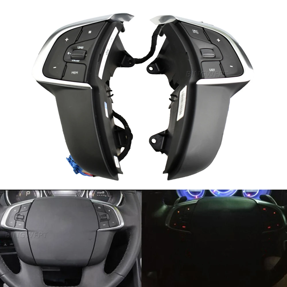 Original Multifunction Steering Wheel Switch Cruise Control Button Phone Volume For Citroen DS4 C4L 2013-2016 Car Accessories
Original Multifunction Steering Wheel Switch Cruise Control Button Phone Volume For Citroen DS4 C4L 2013-2016 Car Accessories