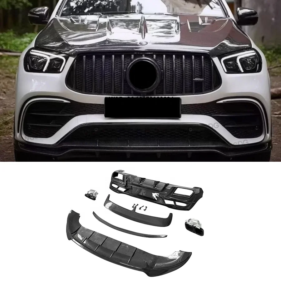 High Quality Carbon Fiber Body Kit for Benz C167 W167 GLE Coupe LD Style Front Lip Rear Diffuser Spoiler Wing New Condition
High Quality Carbon Fiber Body Kit for Benz C167 W167 GLE Coupe LD Style Front Lip Rear Diffuser Spoiler Wing New Condition
