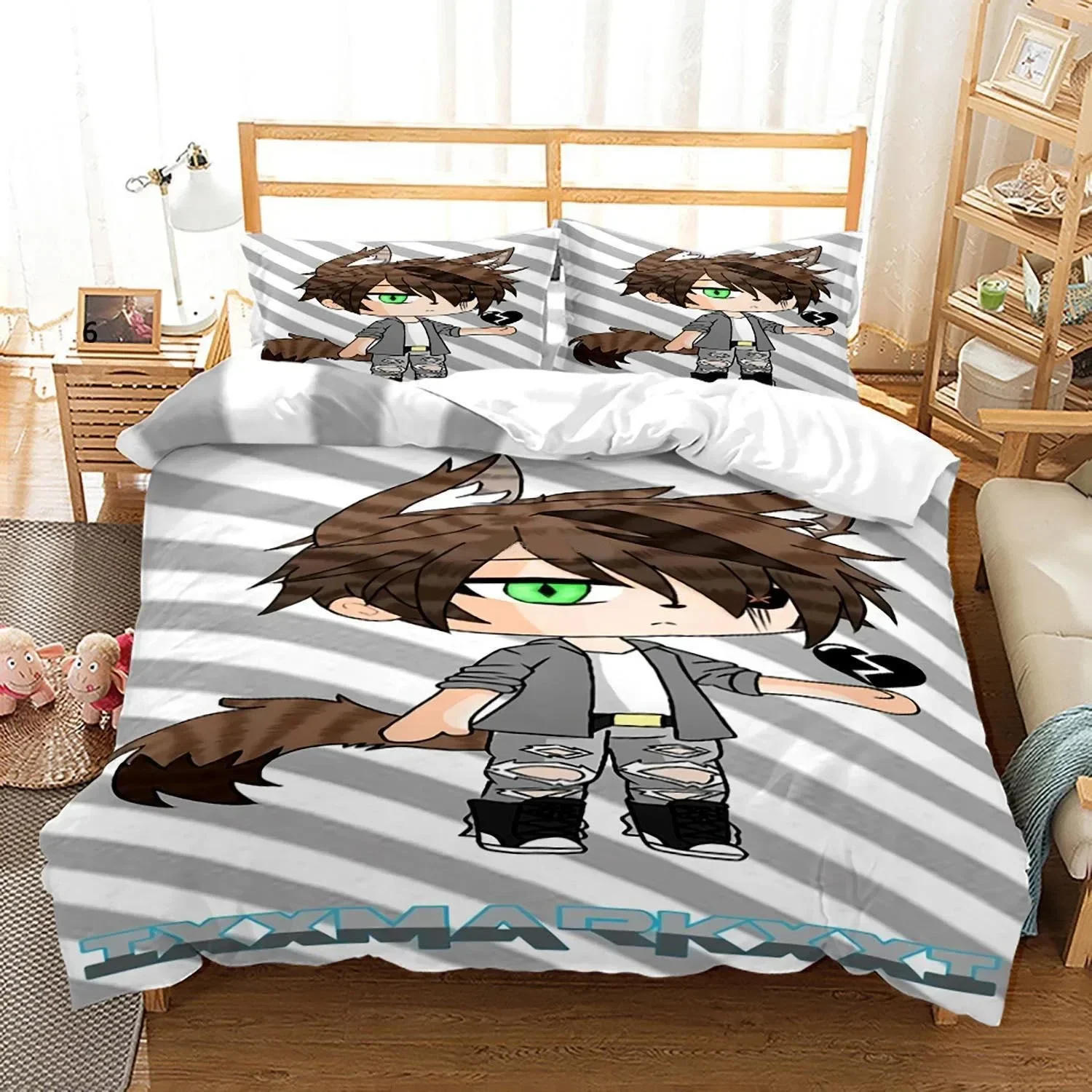 3D Printed Gacha Life Bedding Set Boys Girls Twin Queen Size Duvet Cover Pillowcase Bed Kids Adult Fashion Home Textileextile
3D Printed Gacha Life Bedding Set Boys Girls Twin Queen Size Duvet Cover Pillowcase Bed Kids Adult Fashion Home Textileextile