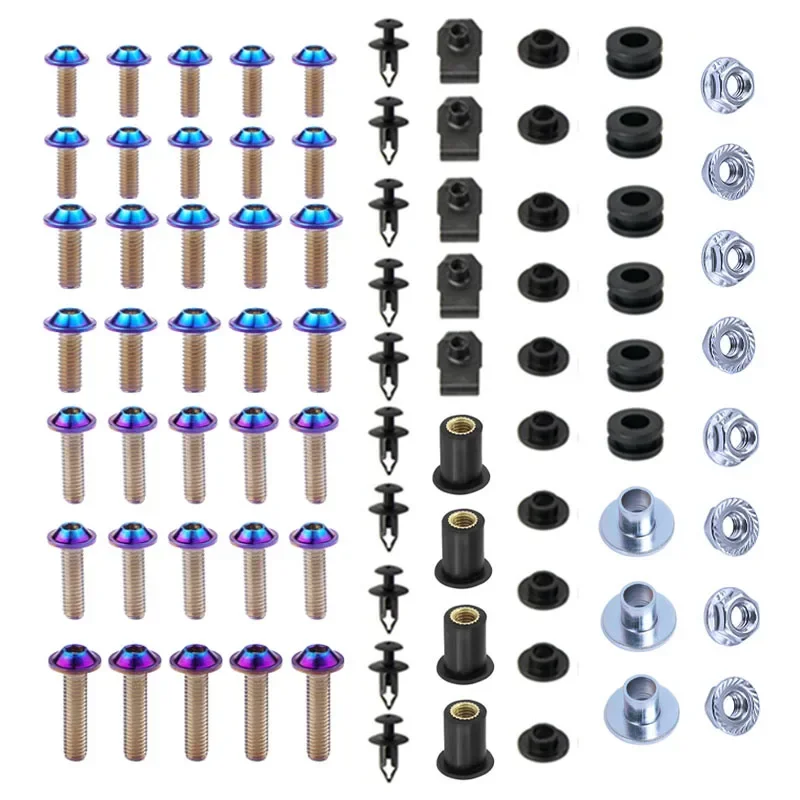 Motorcycle Complete Full Fairing Bolts Kit Body Screws Nut Kit 1 Set For Honda CBR600RR F5 2003 2004-2006 Stainless Steel Parts
Motorcycle Complete Full Fairing Bolts Kit Body Screws Nut Kit 1 Set For Honda CBR600RR F5 2003 2004-2006 Stainless Steel Parts