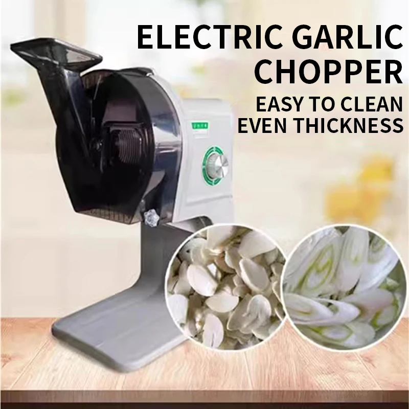 Multi-Function Garlic Slicer Automatic Scallion Chopper Multi-Purpose Vegetable Cutter Garlic Slicing Processing
Multi-Function Garlic Slicer Automatic Scallion Chopper Multi-Purpose Vegetable Cutter Garlic Slicing Processing