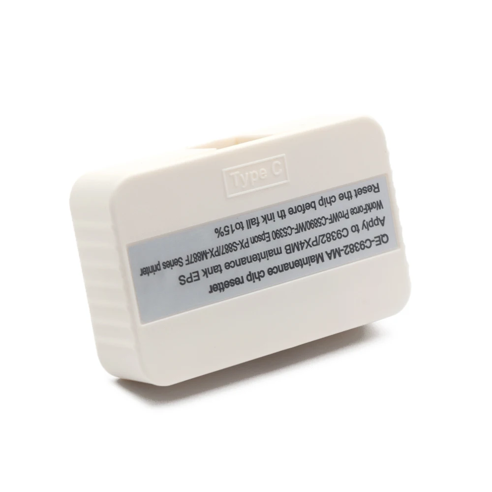 C9382 Maintenance Cartridge chip resetter For Epson WF-C5310 WF-C5810 WF-C5390 WF-C5890 WF-C5390DW WF-C5390a C5890a PX-S887
C9382 Maintenance Cartridge chip resetter For Epson WF-C5310 WF-C5810 WF-C5390 WF-C5890 WF-C5390DW WF-C5390a C5890a PX-S887