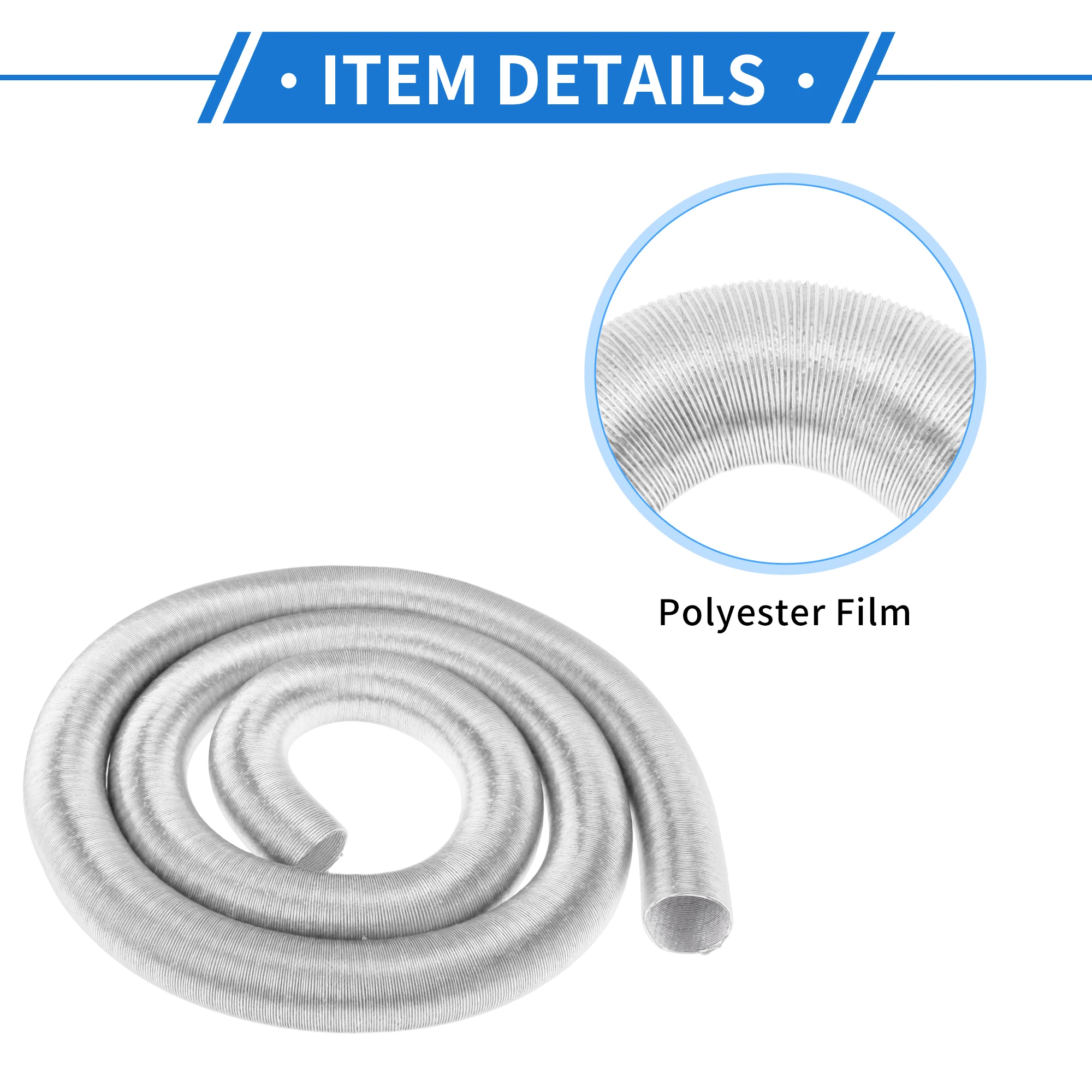 UXCELL 42 мм, диаметр 500 см, автомобильный обогреватель, воздуховод, шланг теплого воздуха для дизельного обогревателя, серебристый тон
UXCELL 42 мм, диаметр 500 см, автомобильный обогреватель, воздуховод, шланг теплого воздуха для дизельного обогревателя, серебристый тон